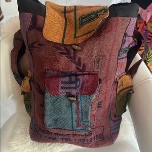 Dydaktik Up Cycled Boho Multicolor Backpack
